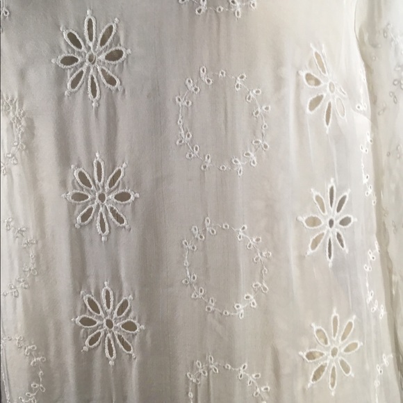 NWT 4LNL Johnny Was Eyelet Tunic Sz S - Picture 2 of 5